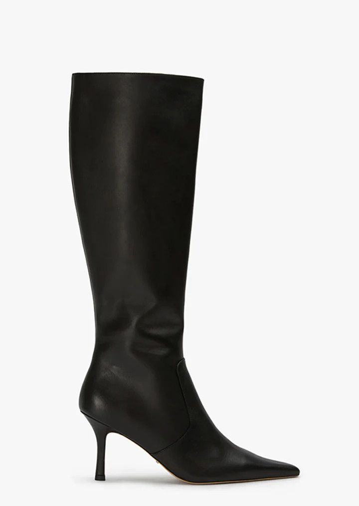 Shaq Black Como Calf Boots | Heels | Tony Bianco USA | Tony Bianco US