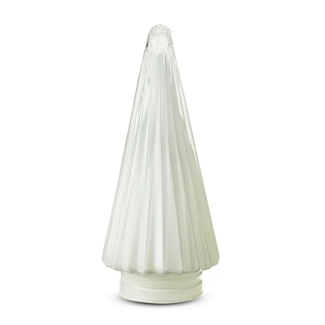 White Glass Tabletop Tree Decoration, 6 in, by Holiday Time | Walmart (US)
