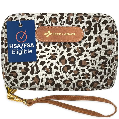 Keep Going Travel First Aid Kit for Kids – 130 Pc.for Purse, Diaper Bag, Backpack, & Suitcase, with Latex-Free Bandages – 7 x 5 x 2 in. Travel First Aid Kit TSA-Approved | Amazon (US)