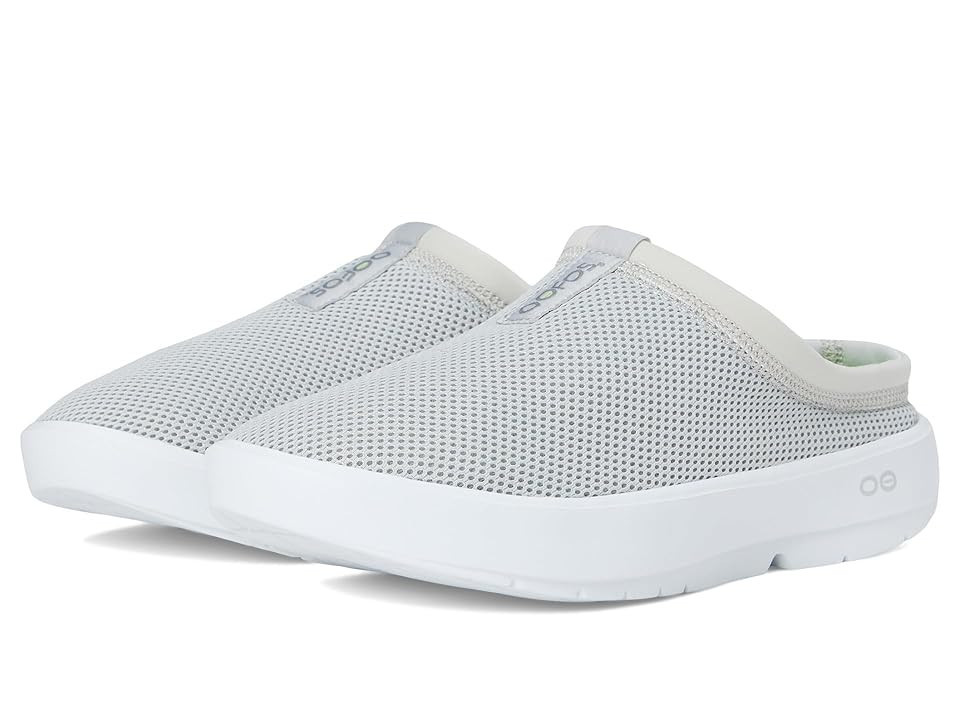 OOFOS Women's OOcoozie Sport Mule Shoe Women's Walking Shoes White/Grey : 6.5 M, Synthetic | Zappos