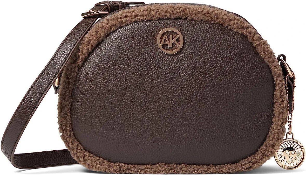 Anne Klein Dome Crossbody W/Shearling | Amazon (US)