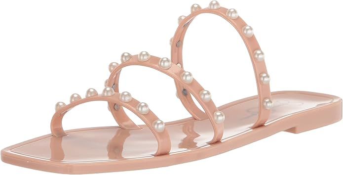 Jessica Simpson Women's Jullema Embellished Flat Sandal | Amazon (US)