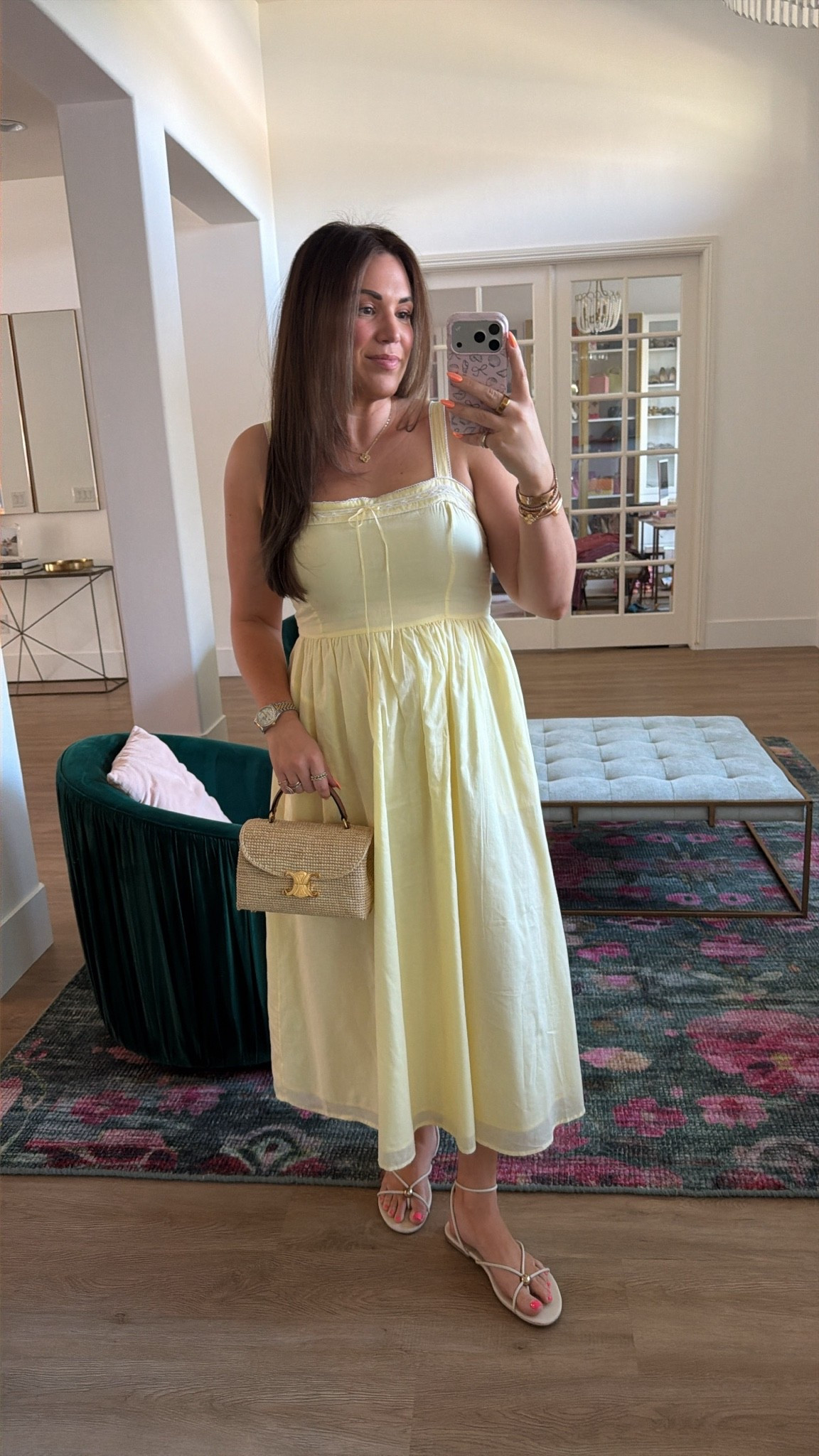 curvy midsize summer outfit! wearing size medium in butter yellow maxi dress 💛

#LTKSeasonal #LTKMidsize
