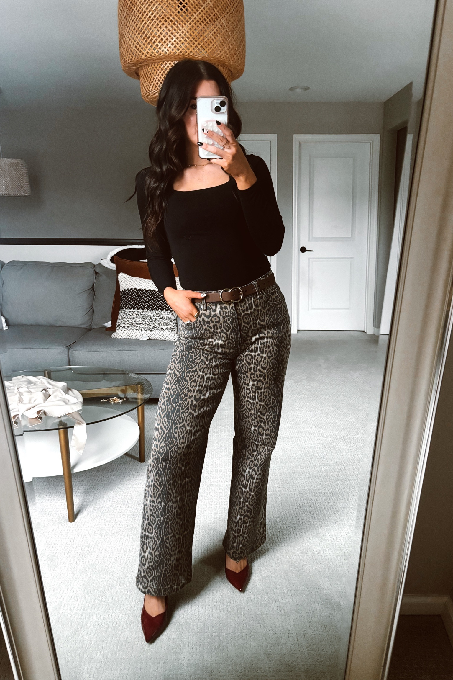 How to dress up leopard pants for winter! The perfect 2025 date night outfit 

#LTKSeasonal #LTKFindsUnder50 #LTKStyleTip