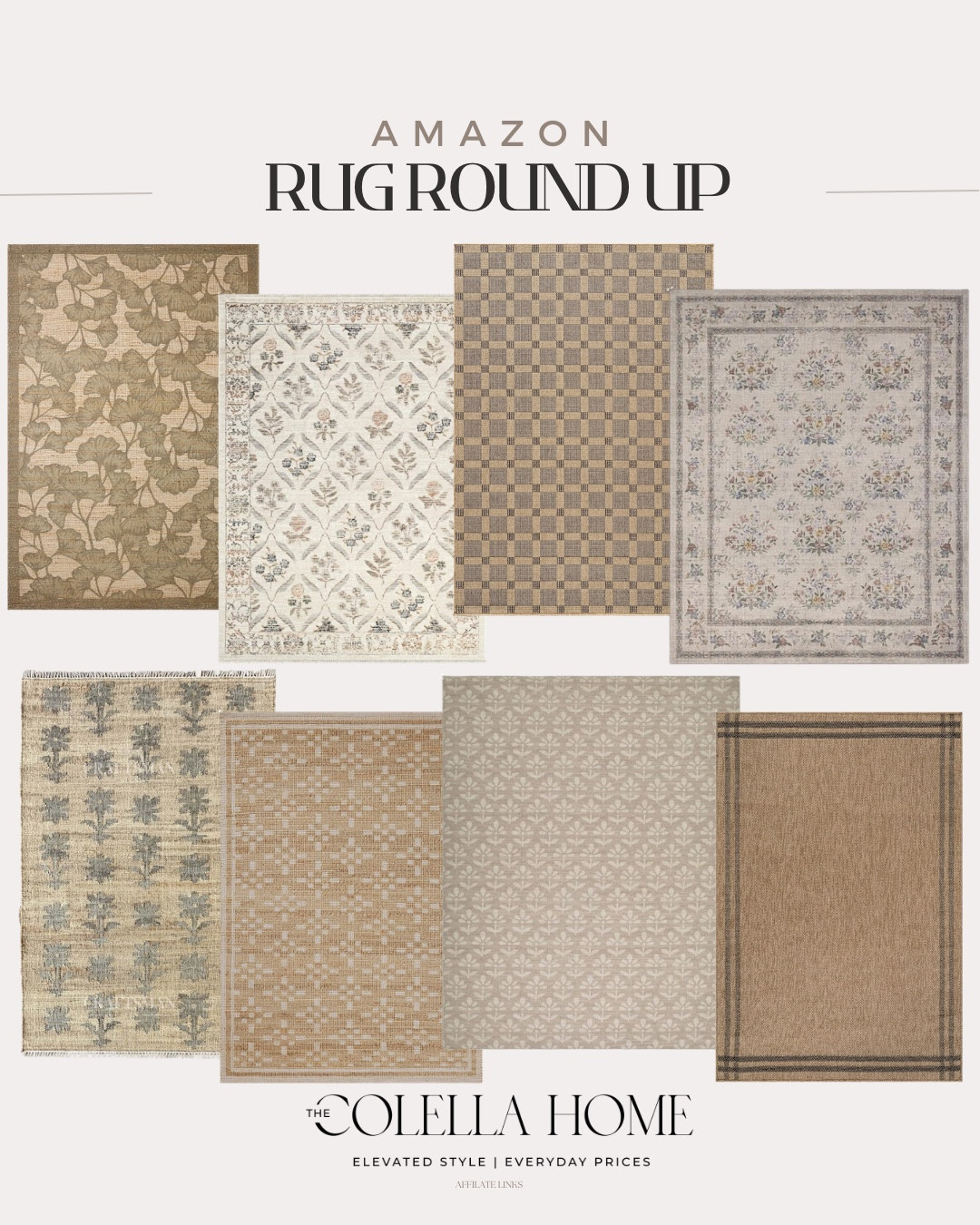 I’m loving these affordable rugs from Amazon!

Looks for less, area rug, home decor, neutral home 

#LTKHome #LTKSaleAlert #LTKSeasonal