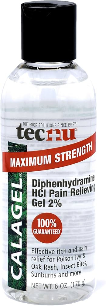 Tecnu Calagel Anti-Itch Gel, Maximum Strength Itch Relief for Rashes, Bug Bites, Stings and Minor... | Amazon (US)