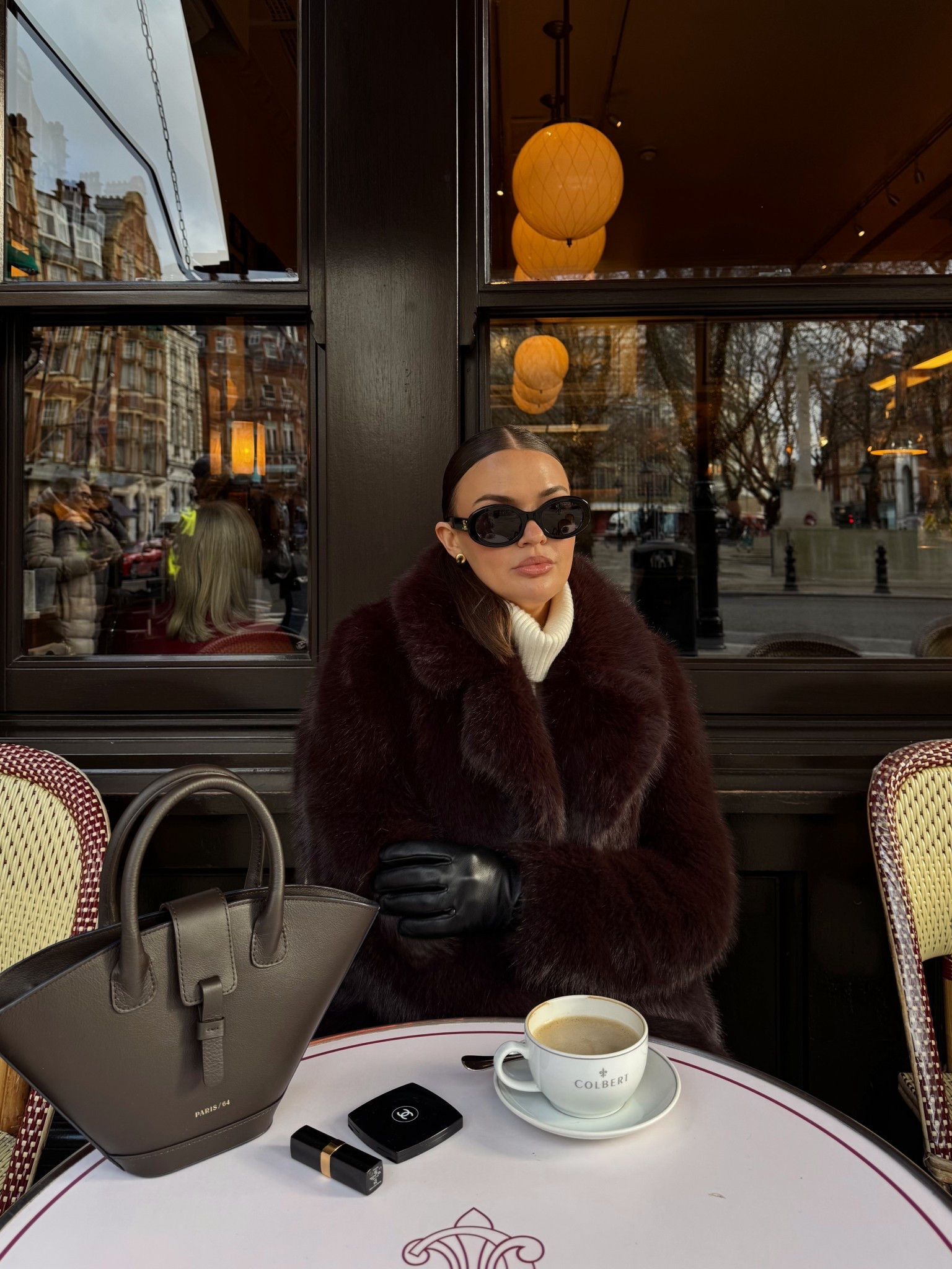 Cosy winter coffee date outfit wearing chocolate brown & faux fur 

#LTKstyletip #LTKwinter #LTKuk