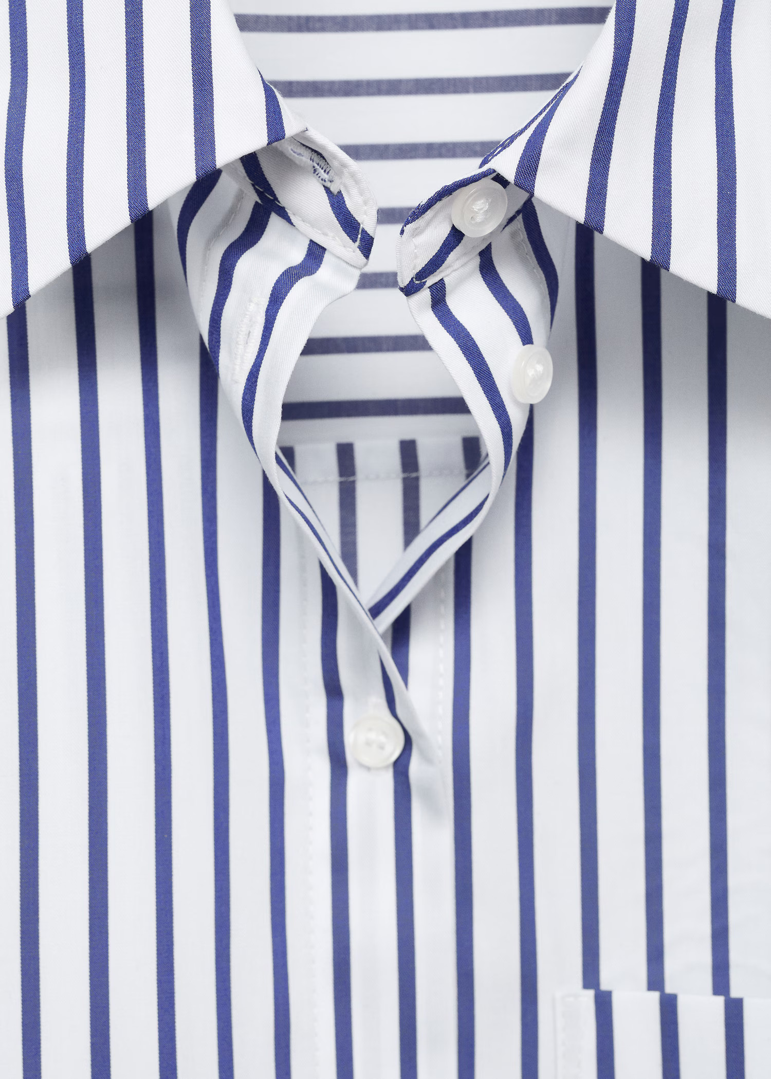 Striped cropped shirt - Women | MANGO USA | Mango (US/MX/AU)