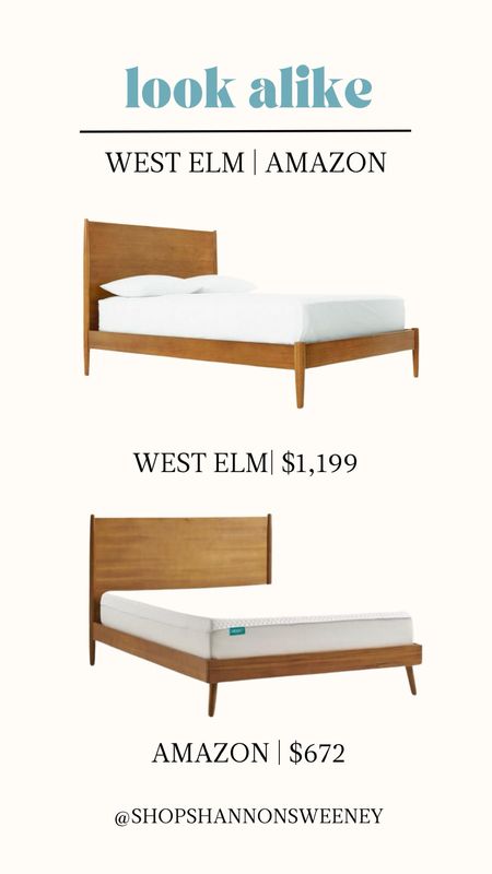 Lookalike | west elm bed lookalike on Amazon ✨

#LTKhome #LTKsalealert #LTKstyletip