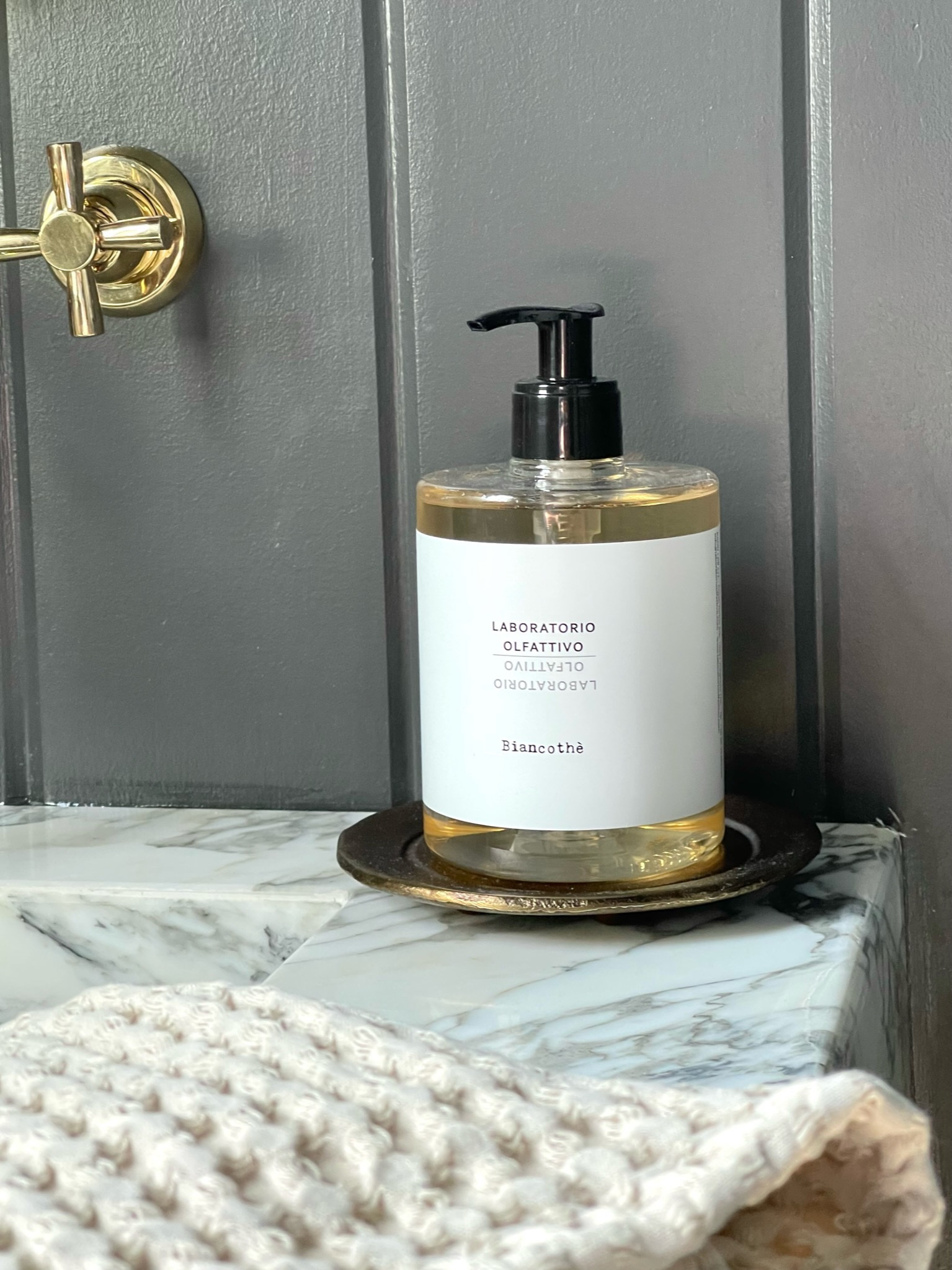 Fall decor.  Bathroom decor.  Powder bath decor.  Brass wall mount faucet.  Cross handle bath faucet.  Soap pump.  Bathroom soap. Hand soap. Home decor 

#LTKhome #LTKFind #LTKSeasonal