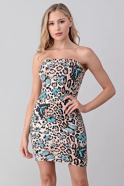 Leopard Butterfly Dress | Ooh La Luxe