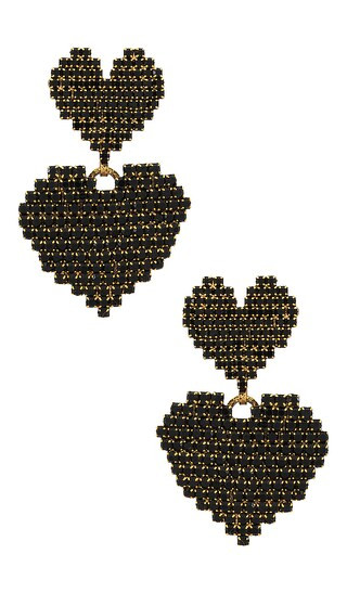 Abby Earrings in Black | Revolve Clothing (Global)
