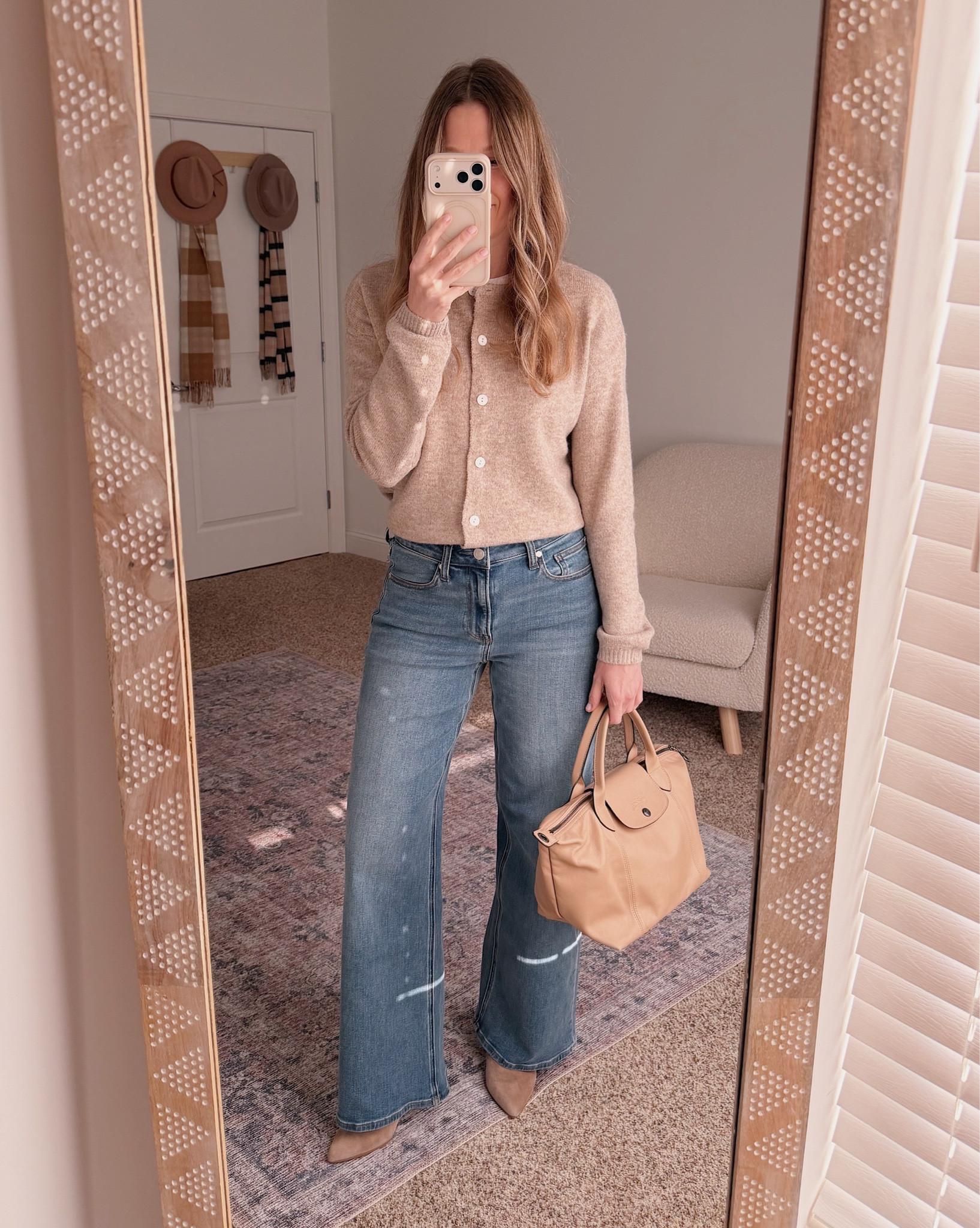 This cardigan and denim combo is one of those outfits I keep reaching for without thinking. Easy, comfortable, and polished enough to work for almost anything.

spring outfit ideas, spring casual outfit, neutral spring outfit, everyday cardigan outfit, wide leg jeans outfit, spring denim look, women over 40 style, classic spring outfits, effortless everyday style

#LTKSeasonal #LTKOver40 #LTKgrwm