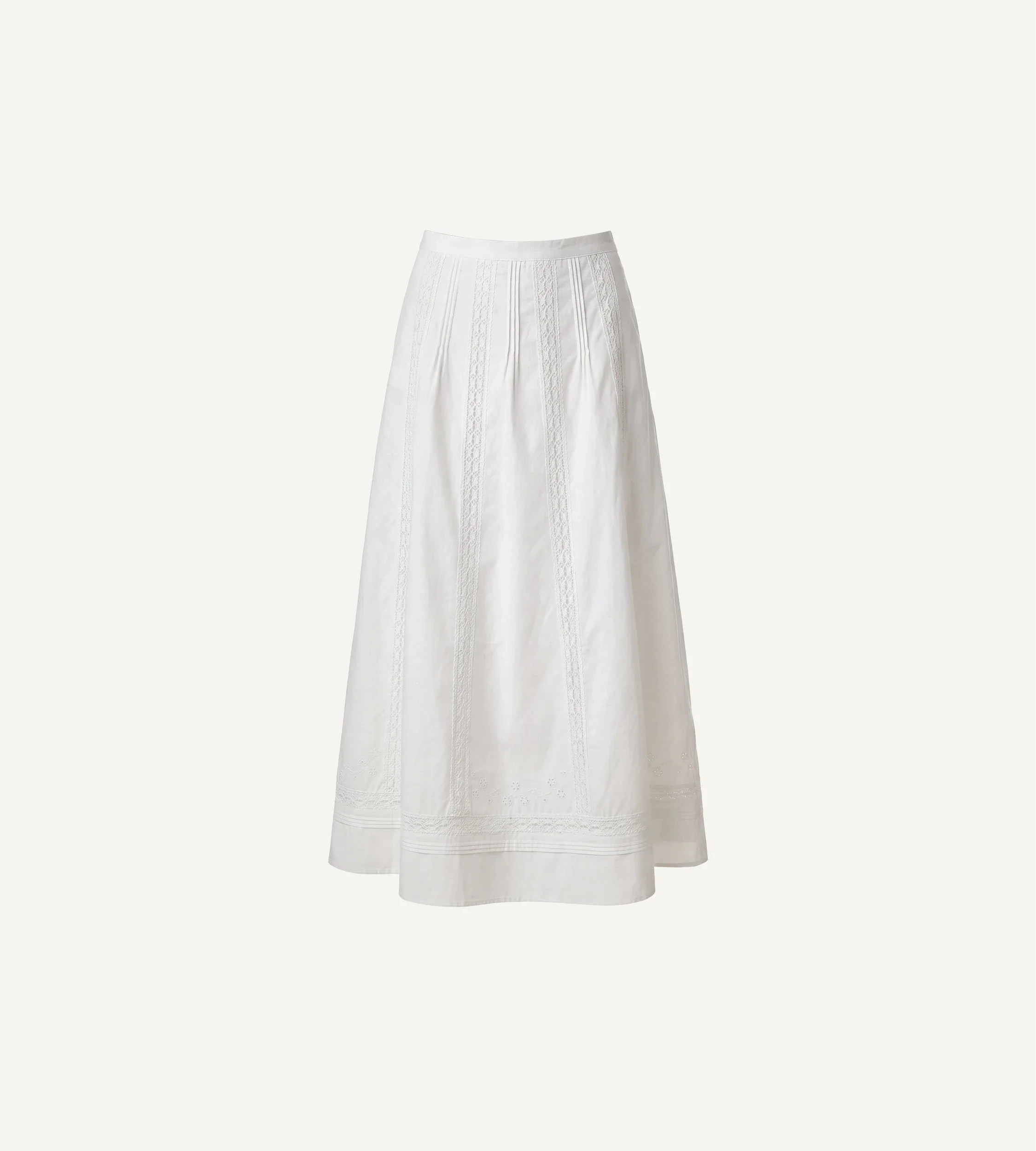 Aylin Midi Skirt | Ivory | Cleobella