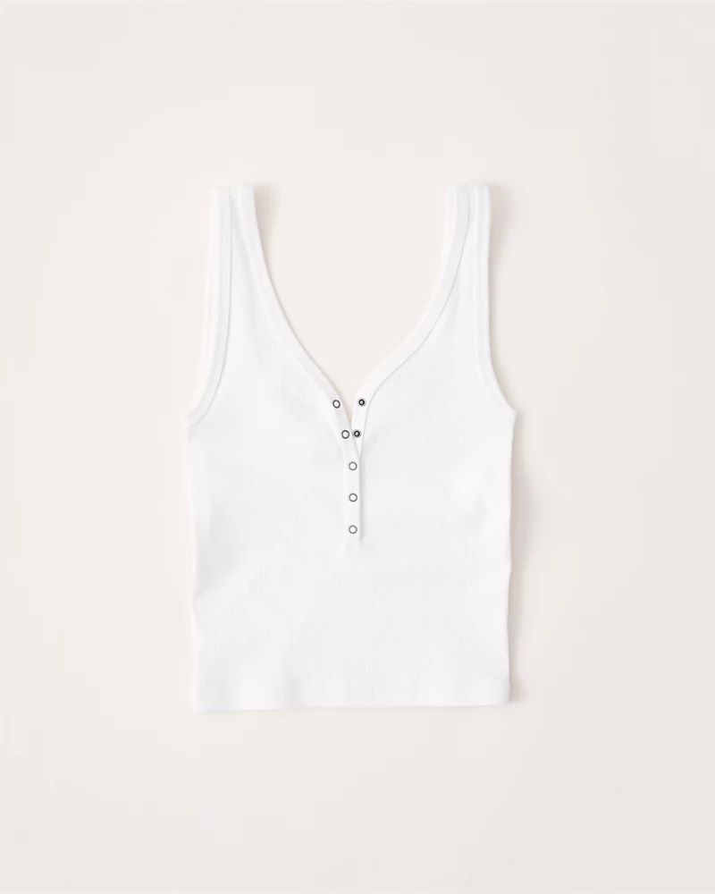 Slim-Fit Henley Tank Top | Abercrombie & Fitch (US)