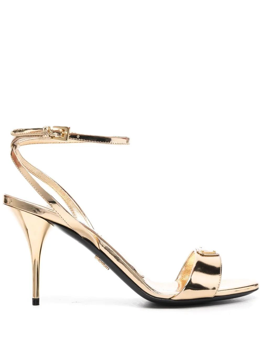 Prada Logo Plaque Sandals - Farfetch | Farfetch Global