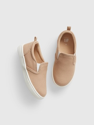 Toddler Khaki Slip-On Sneakers | Gap (US)