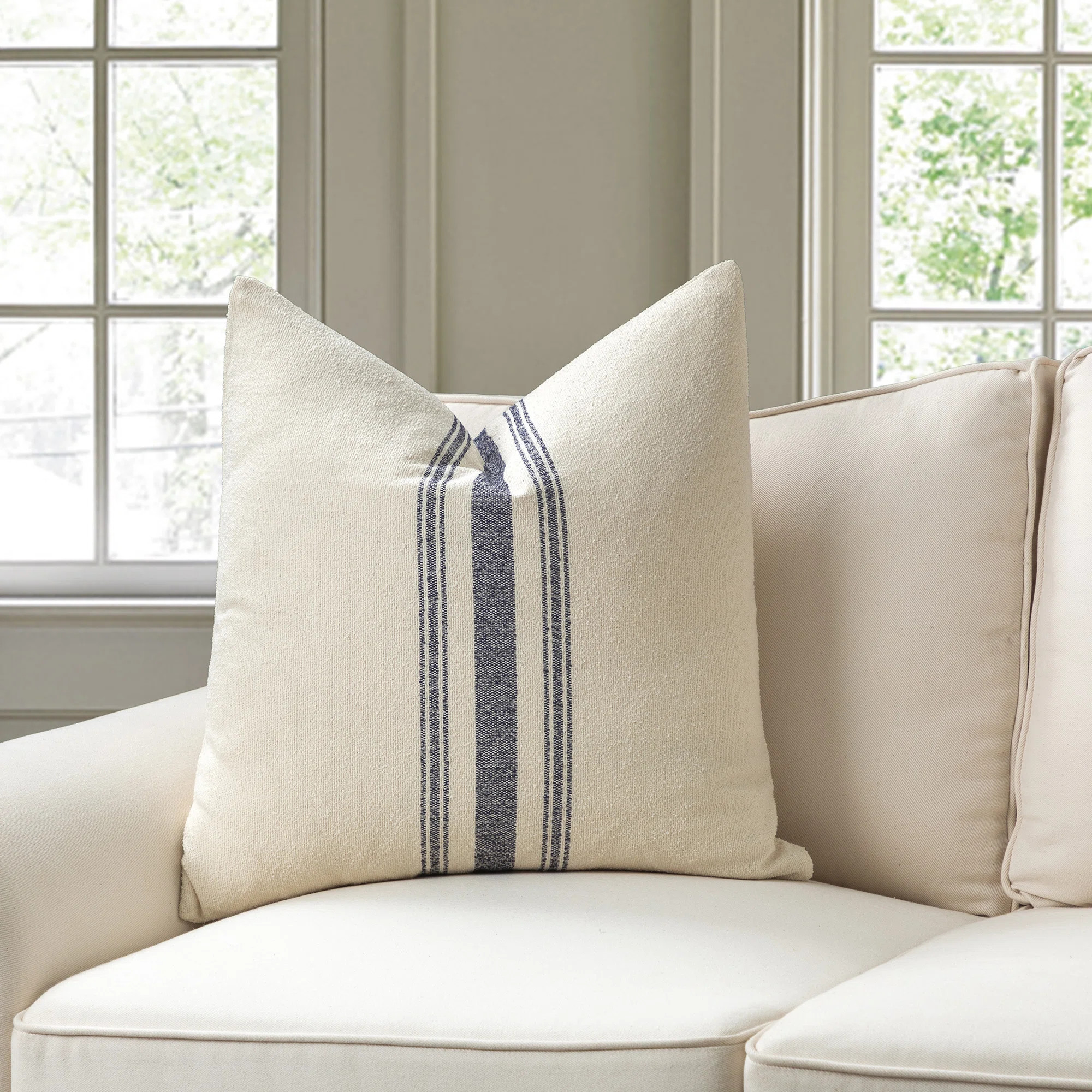 Peterborough Home French Stripe Throw Pillow Cover Only – Set Of 2 - Wayfair Canada | Wayfair North America