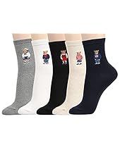Women's Cool Animal Fun Crazy Socks (Bear 5 Pairs | Amazon (US)