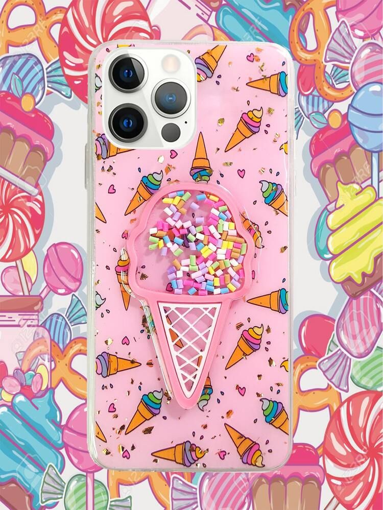 Ice Cream Decor iPhone Case | SHEIN