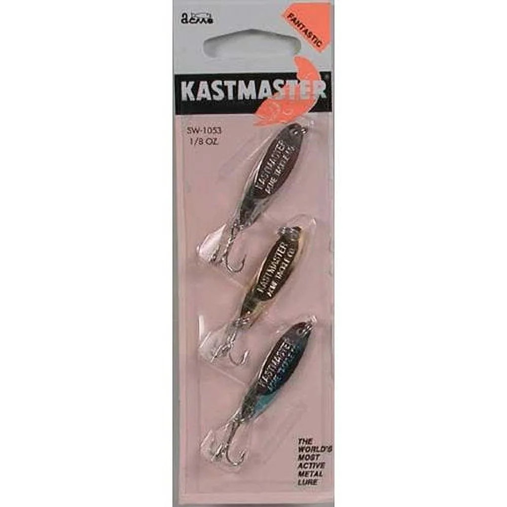 Acme Tackle Freshwater Kastmaster Fishing Spoons 3PK 1/8 oz., Assort, Lake | Walmart (US)