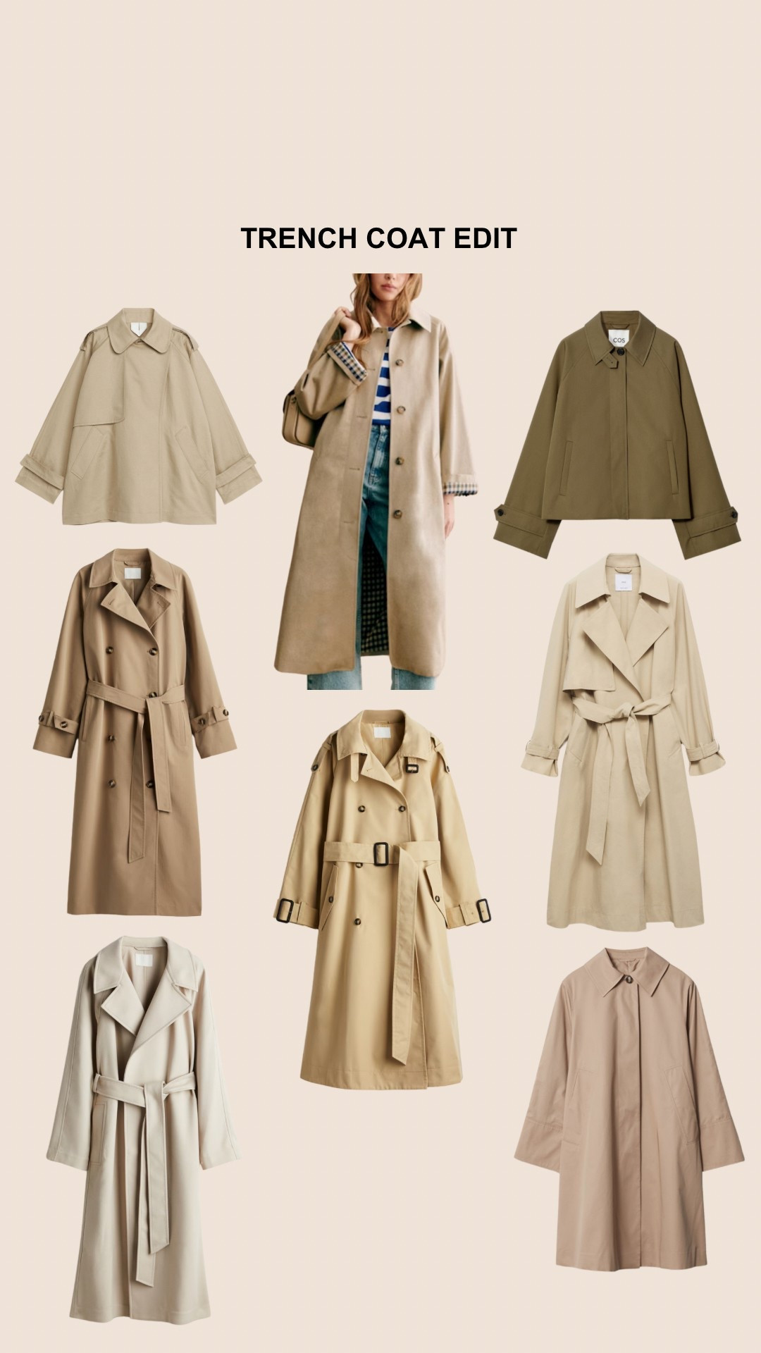 Trench coat edit 🧥 

Spring wardrobe, wardrobe essentials, wardrobe staple, H&M, COS, &Other Stories, Mango, ARKET 

#LTKuk #LTKAprilSpotlight #LTKspring
