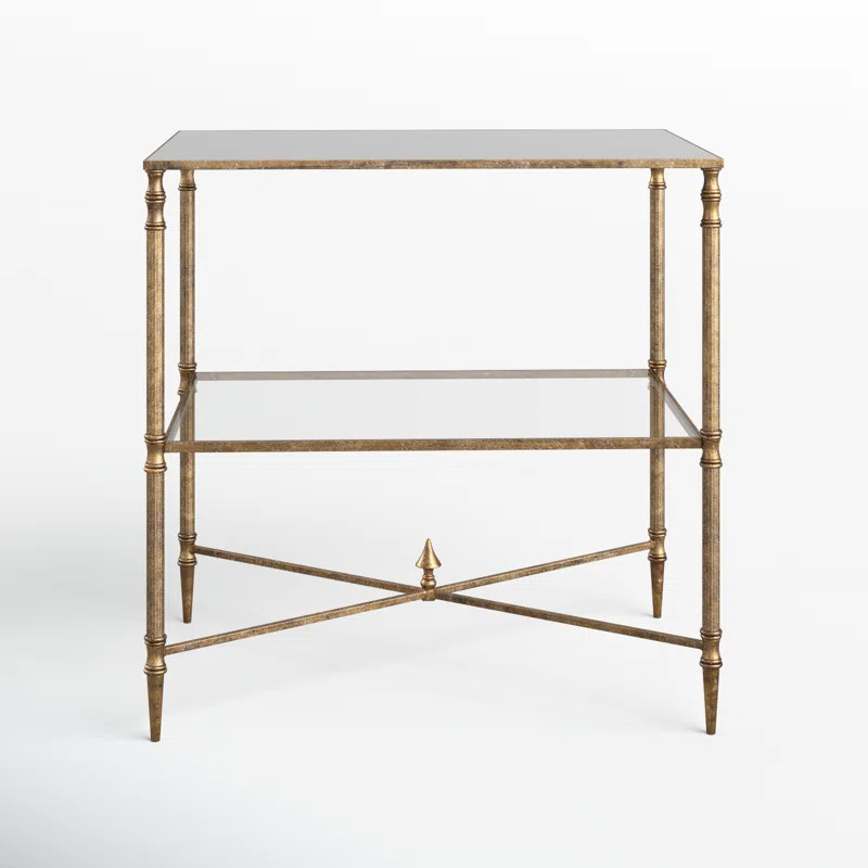Allenhurst Glass End Table | Wayfair North America