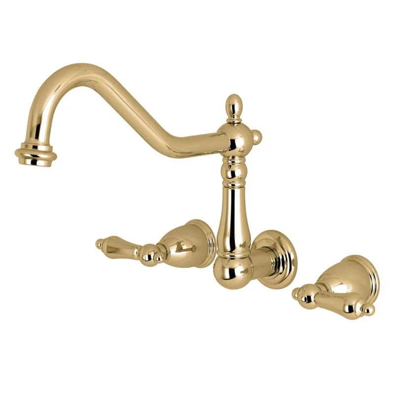 Heritage Double Handle Wall Mounted Tub Spout | Wayfair North America