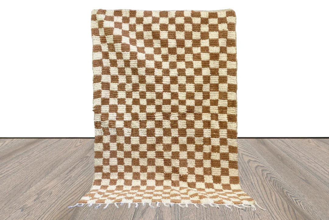 Cream and white Moroccan Berber area Rug. 4x7 Hand Made Tribal Rugs. | Etsy (AU)