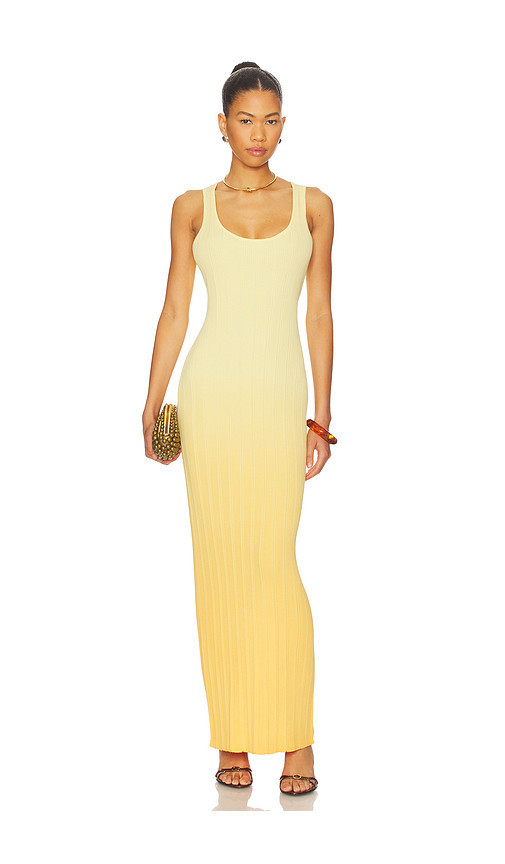SNDYS Odessa Knit Maxi Dress in Yellow. Size XL. Also in XXL. | Revolve Clothing (Global)