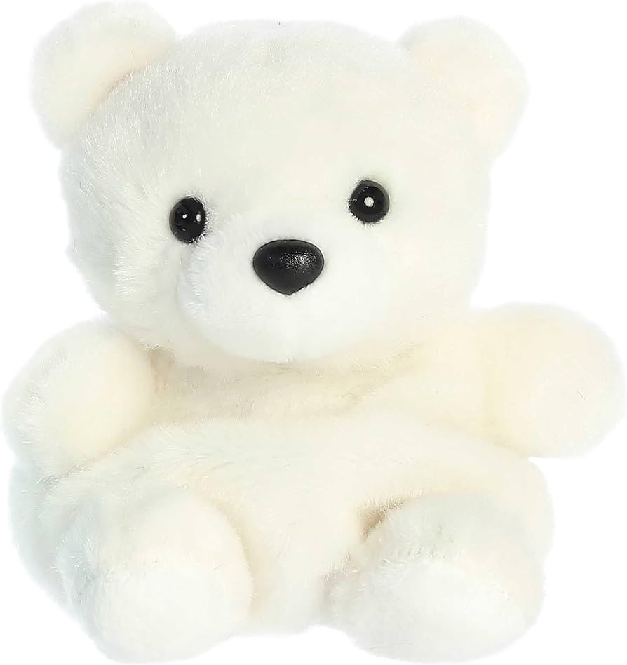 Aurora® Adorable Palm Pals™ Puck Polar Bear™ Stuffed Animal - Pocket-Sized Fun - On-The-Go P... | Amazon (US)