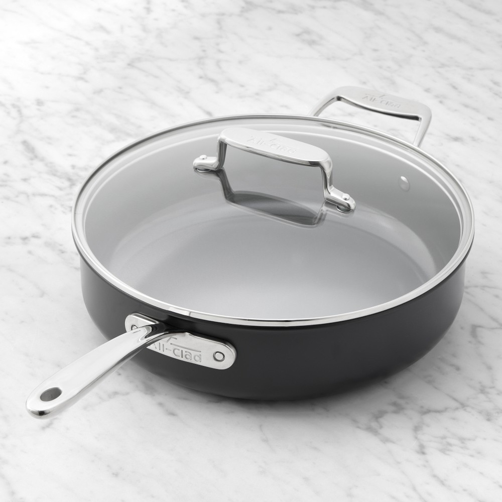 All-Clad NS Pro® Ceramic Nonstick Saute Pan, 6-Qt | Williams-Sonoma
