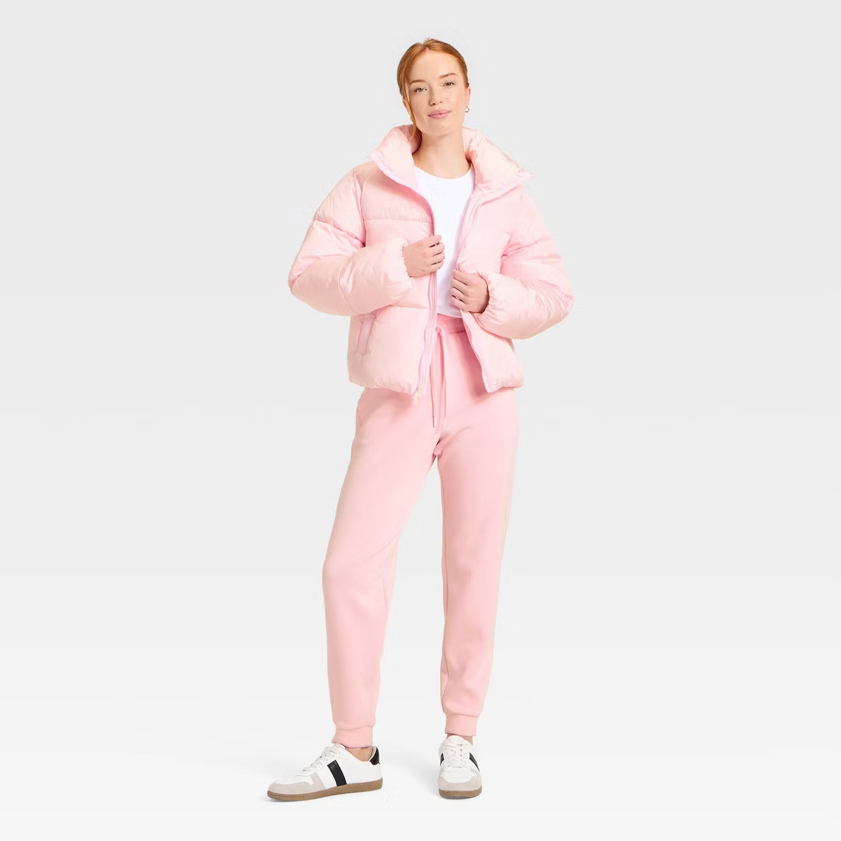 Women's Puffer Jacket - All In Motion™ Light Blue | Target