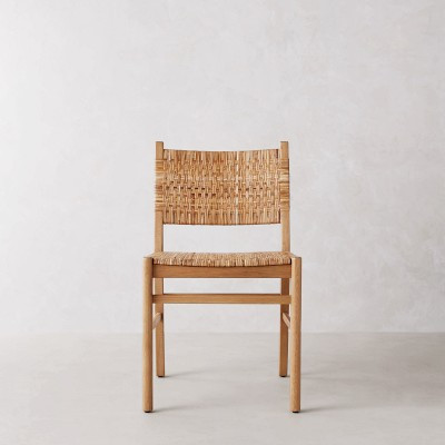 Sullivan Woven Dining Side Chair, Natural | Williams-Sonoma