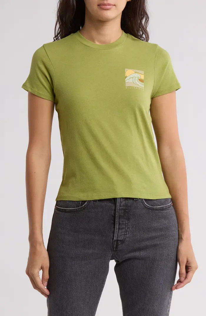 Waves Wanderlust Crop Graphic Print T-Shirt | Nordstrom Rack