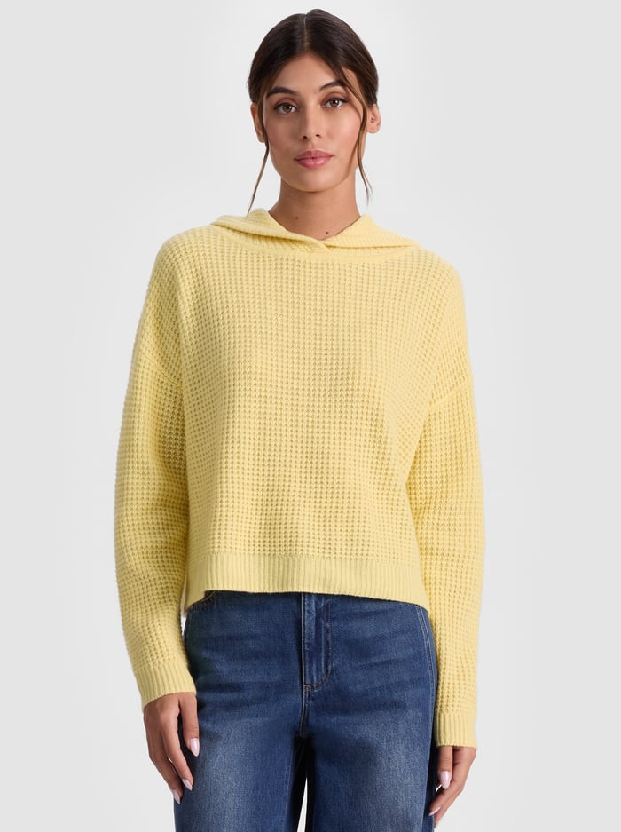 EMMANUELLE CASHMERE HOODIE | Alice + Olivia