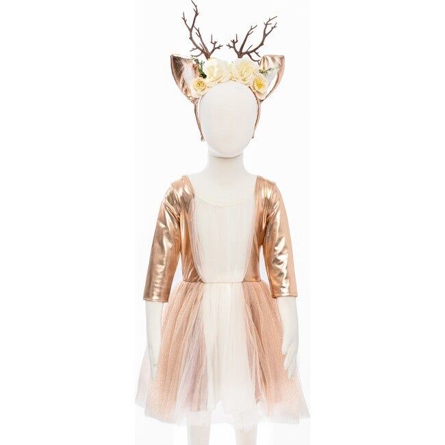 Woodland Deer Dress with Headpiece | Maisonette
