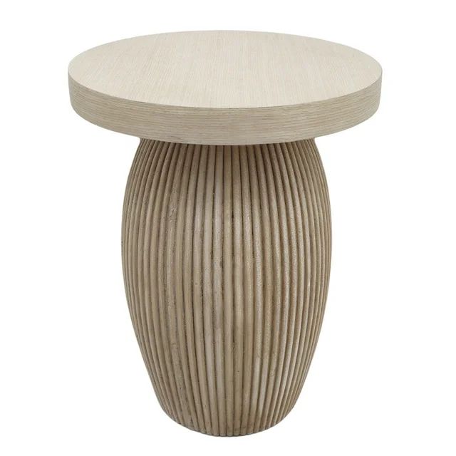 Parisloft Boho Accent Round End Table - 15.7"Dia. x 20.5"H, Small Side Table Circular Nightstand ... | Walmart (US)