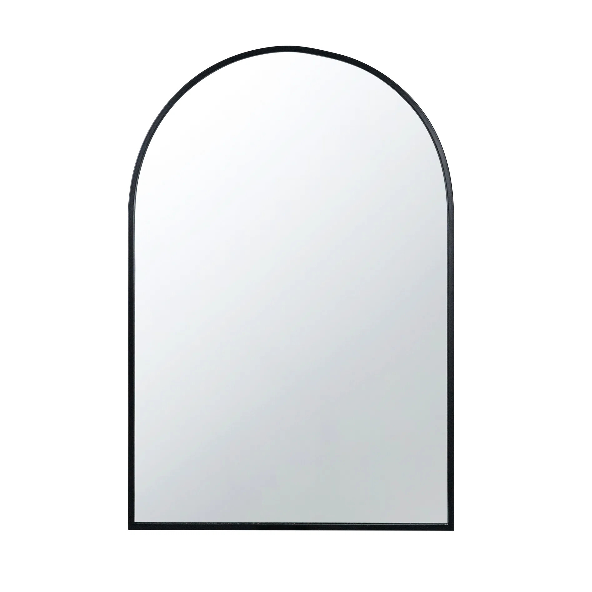 Wall Mirror With Black Arched Metal Frame, Frame To Transform Your Bedroom | Wayfair North America