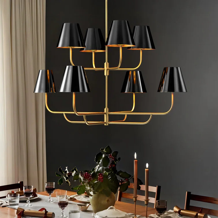 Aziz 8 - Light Dimmable Tiered Chandelier | Wayfair North America