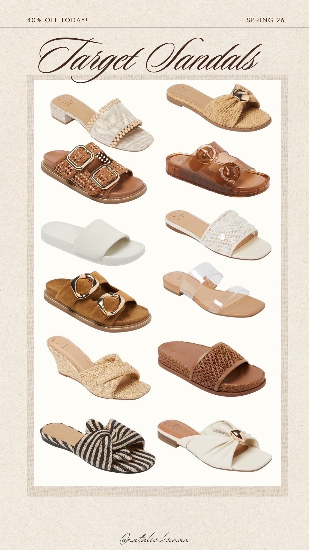 So many cute sandals at Target right now!



#LTKSeasonal #LTKootd #LTKdayinmylife