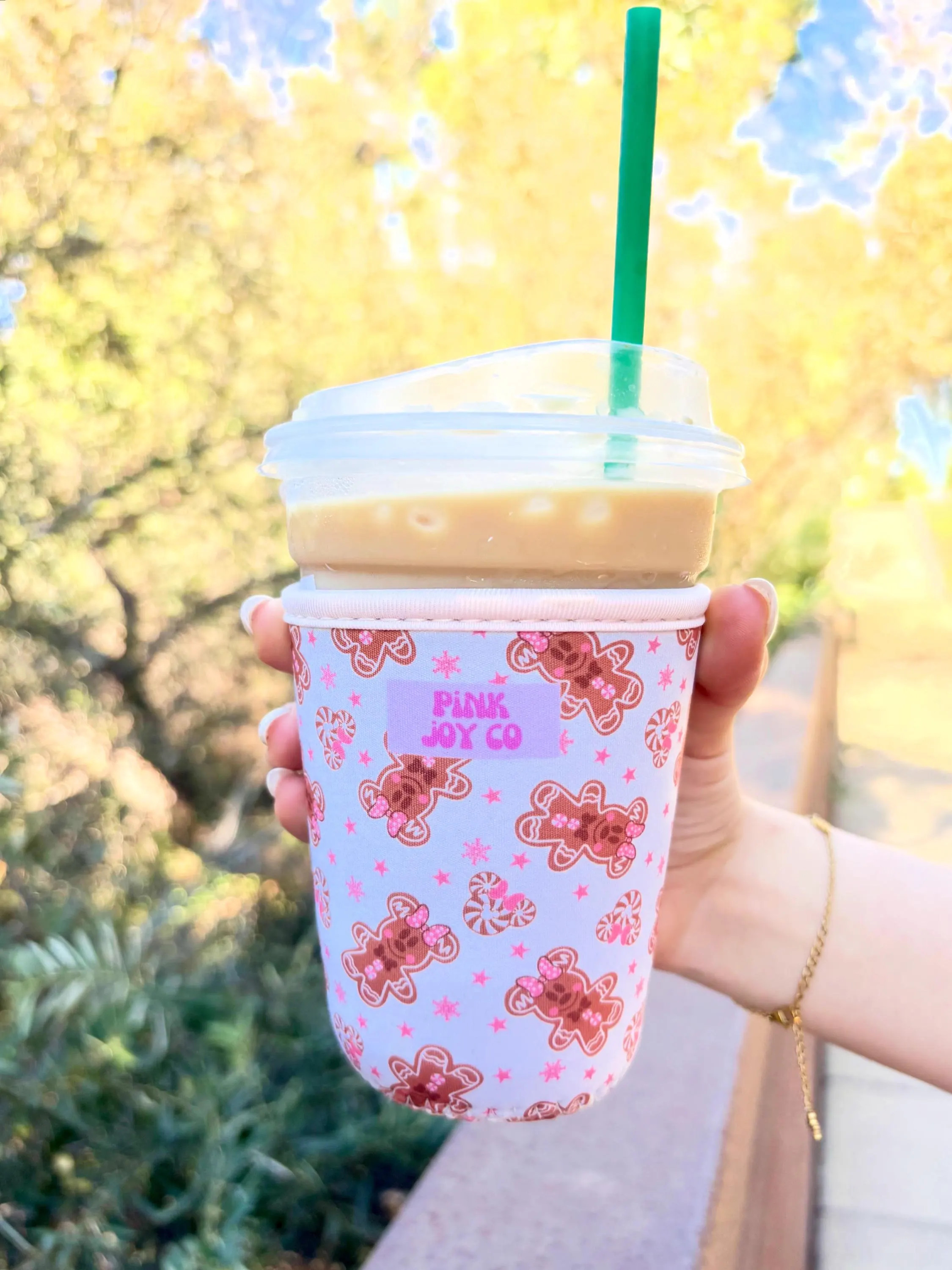 Holiday Gingy Cup Sleeve | Christmas Drink Sleeve | Disney Cup Sleeve | Ice Coffee Drink Sleeve | Hot Drink Sleeve | Coozie | Etsy (Global)