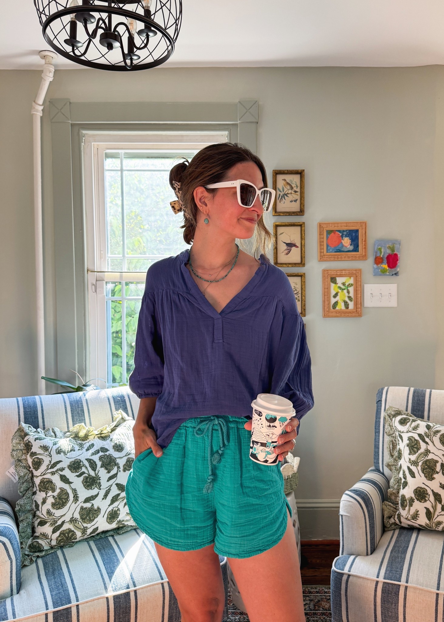 Cotton gauze all summer long 😎 Linked my favorite Shopbop picks at 25% off & a few @xirena pieces (like these shorts!) are included! 

#LTKTravel #LTKSaleAlert #LTKHome