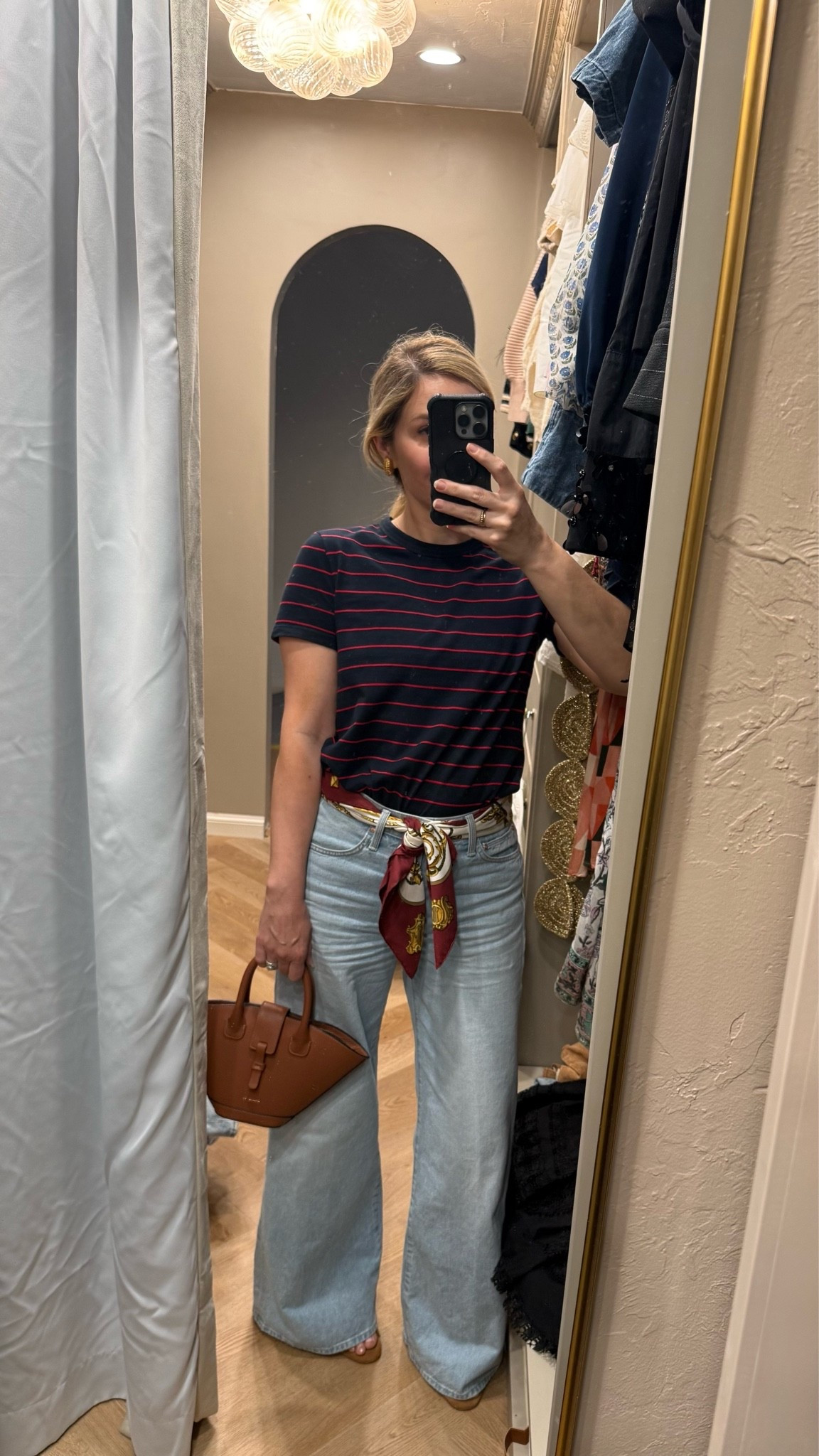 Favorite jeans and wearing a scarf as a belt

#LTKootd #LTKgrwm #LTKdayinmylife