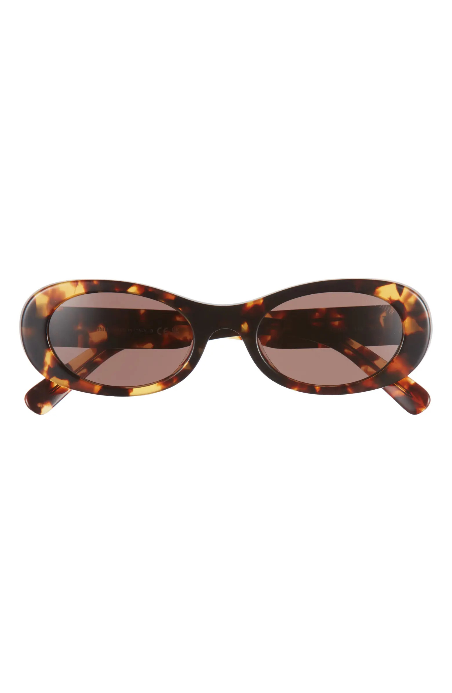 Miu Miu 50mm Oval Sunglasses | Nordstrom | Nordstrom