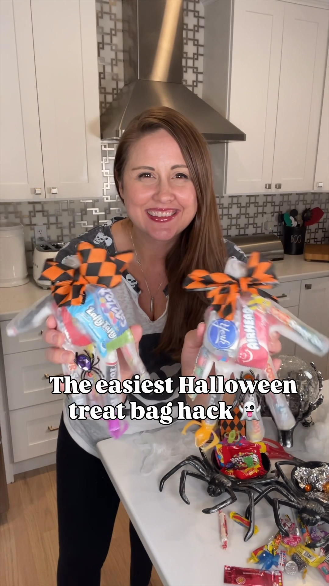 The Halloween treat bags you didn’t know you needed 👻🕷️

I used simple medical gloves, filled them with spiderweb stuffing + fun Halloween treats, then added little spider rings to the outside and finished them with a bow! 🎀🕷️

Such an easy idea for Halloween parties, classroom treats, trick-or-treating, or just a fun little surprise for the kids. And you can customize the colors and treats to match your Halloween theme! 🎃

SAVE this idea for Halloween & comment 🕷️ and I’ll send you everything you need!

#LTKHalloween #HalloweenIdeas #HalloweenDIY #HalloweenTreats #HalloweenPartyIdeas

#LTKSeasonal #LTKHome #LTKmomlife