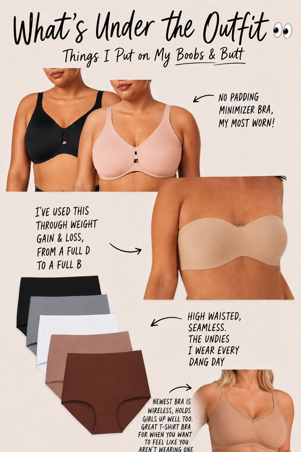 My favorite undergarments. Bras and undies.

#LTKOver40 #LTKMidsize #LTKgrwm