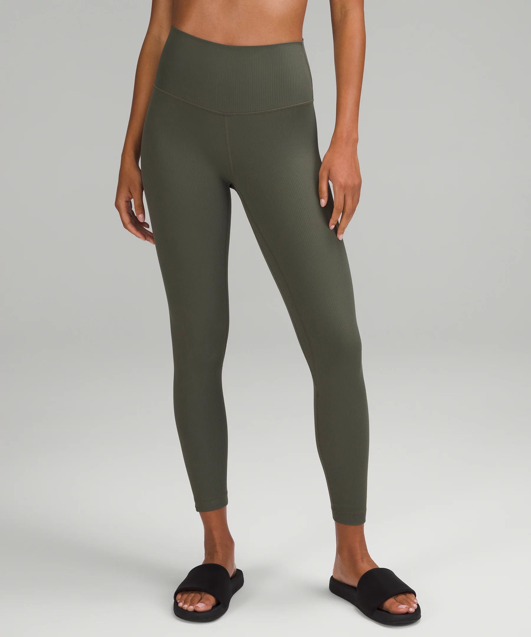 lululemon Align™ Ribbed High-Rise Pant 25" Online Only | Women's Leggings/Tights | lululemon | Lululemon (US)