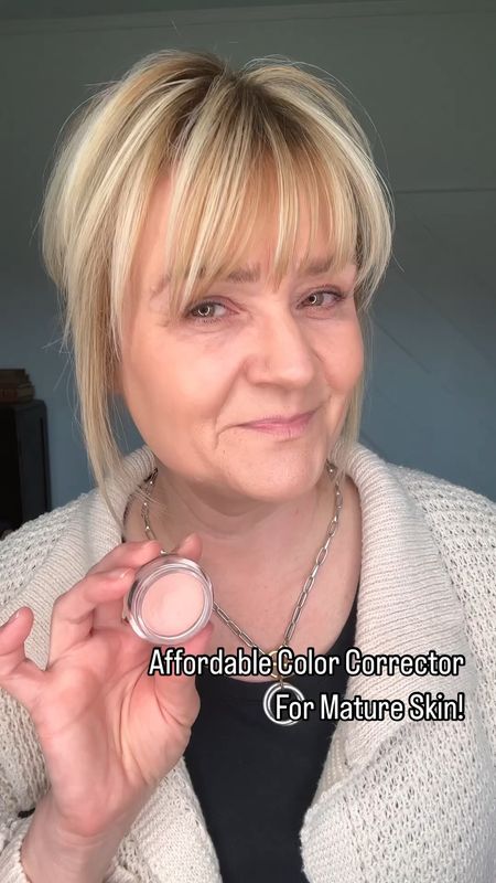 Affordable Color Corrector Options. 
Elf is $6 and I’m using Fair
Revolution is $8 and works better for drier skin types.   I use Light/Medium
Milani can be used under makeup but I use it on “no makeup days” because it has skin care ingredients  

#LTKVideo #LTKbeauty #LTKover40