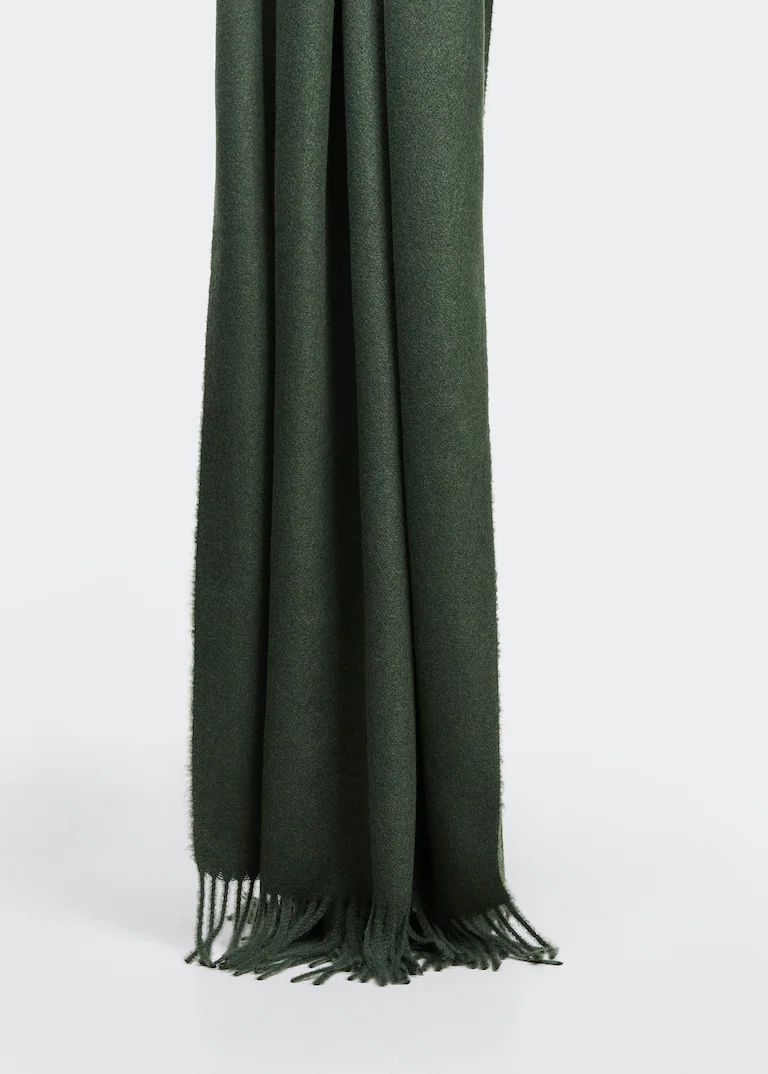 Fringed edge scarf | MANGO (US)